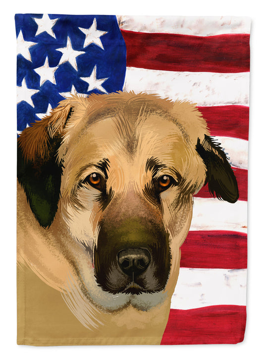 Anatolian Shepherd Dog American Flag Garden Flag Mailbox Decorative Yard Banner Outside Patio Artwork for Flower Beds, Garden Size, Multicolor