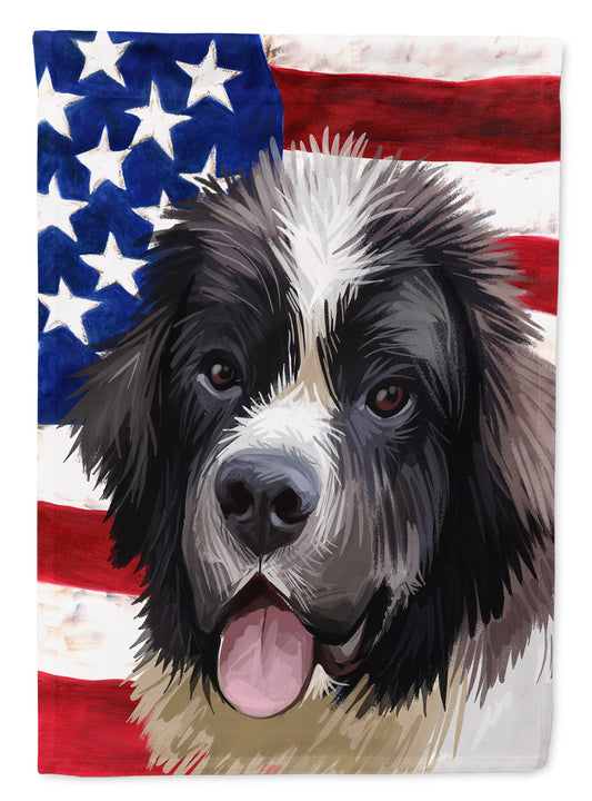 Landseer American Flag Garden Flag Mailbox Decorative Yard Banner Outside Patio Artwork for Flower Beds, Garden Size, Multicolor