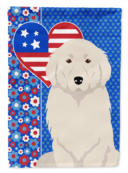 Great Pyrenees USA American Garden Flag Mailbox Decorative Yard Banner Outside Patio Artwork for Flower Beds, Garden Size, Multicolor