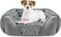 Washable Orthopedic Dog Bed – Soft Calming Pet Sofa for Small to Large Dogs