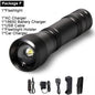 Black Light Flashlight UV Flashlight Super Bright LED Tactical Flashlights 1200 Lumen Rechargeable LED Zoomable UV Torch Waterproof Flashlight Lamp For Pet Urine Stains Detection/Camping