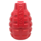 USA-K9 Grenade Rubber Dog Chew Toy | K9 Handler eDispenser Toy | Red & Blue | USA Made